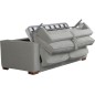 Canapé 3 places convertible en velours cottelé de luxe TEX, gris clair Canapé 3 places convertible en velours cottelé de luxe TEX, gris clair