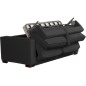 Canapé 3 places convertible en velours cottelé de luxe TEX, noir Canapé 3 places convertible en velours cottelé de luxe TEX, noir