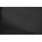 Canapé 3 places convertible en velours cottelé de luxe TEX, noir Canapé 3 places convertible en velours cottelé de luxe TEX, noir