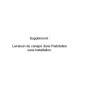 Supplément : livraison du canapé dans l'habitation sans installation.