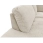 - Canapé d'angle en velours côtelé luxe 5 places, SANDRO, beige clair, angle gauche (vu de face) - Canapé d'angle en velours côtelé luxe 5 places, SANDRO, beige clair, angle gauche (vu de face)