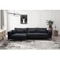 Canapé d'angle - en tissu luxe 5 places, BERGAMO, gris anthracite, angle gauche (vu de face) Canapé d'angle - en tissu luxe 5 places, BERGAMO, gris anthracite, angle gauche (vu de face)