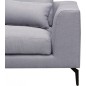 Canapé d'angle en tissu luxe 5 places, BERGAMO, gris, angle gauche (vu de face) Canapé d'angle en tissu luxe 5 places, BERGAMO, gris, angle gauche (vu de face)
