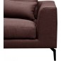 Canapé d'angle en tissu luxe 5 places, BERGAMO, marron, angle gauche (vu de face) Canapé d'angle en tissu luxe 5 places, BERGAMO, marron, angle gauche (vu de face)