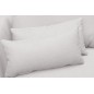 Canapé d'angle en tissu luxe 5 places, BERGAMO, blanc, angle droit (vu de face) Canapé d'angle en tissu luxe 5 places, BERGAMO, blanc, angle droit (vu de face)