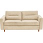 Canapé 3 places convertible en velours de luxe ATHENES, beige Canapé 3 places convertible en velours de luxe ATHENES, beige