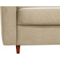 Canapé 3 places convertible en velours de luxe ATHENES, beige Canapé 3 places convertible en velours de luxe ATHENES, beige