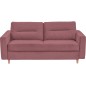 Canapé 3 places convertible en velours de luxe ATHENES, rose pale Canapé 3 places convertible en velours de luxe ATHENES, rose pale