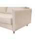 Canapé 3 places convertible en velours de luxe LISA, beige Canapé 3 places convertible en velours de luxe LISA, beige