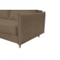 Canapé 3 places convertible en velours de luxe LISA, marron Canapé 3 places convertible en velours de luxe LISA, marron