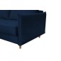 Canapé 3 places convertible en velours de luxe LISA, bleu foncé, usage quotidien Canapé 3 places convertible en velours de luxe LISA, bleu foncé, usage quotidien