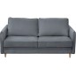 Canapé 3 places convertible en velours de luxe LISA, gris Canapé 3 places convertible en velours de luxe LISA, gris