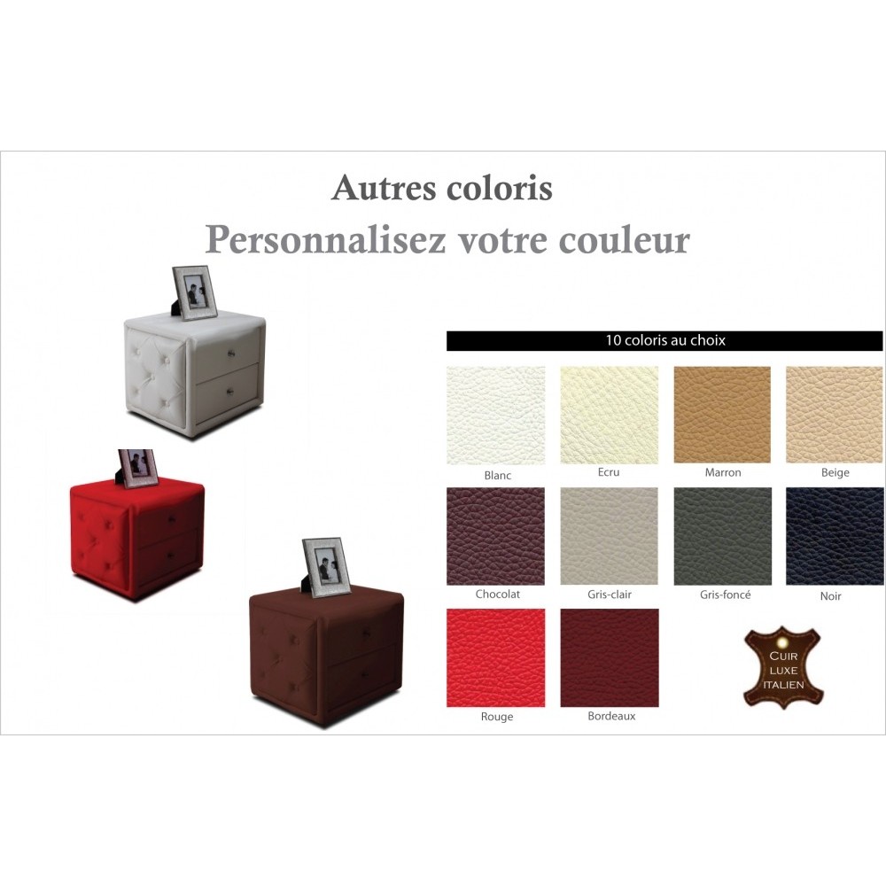Chevet de qualité supérieure ILMA, personnalisé Chevet de qualité supérieure ILMA, personnalisé