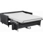 Canapé 3 places convertible en velours de luxe LOIC, gris foncé Canapé 3 places convertible en velours de luxe LOIC, gris foncé