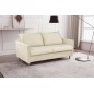Canapé 3 places convertible en velours de luxe SANREMO, couchage quotidien, beige Canapé 3 places convertible en velours de luxe SANREMO, couchage quotidien, beige