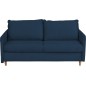 Canapé 3 places convertible en velours de luxe SANREMO, couchage quotidien, bleu foncé Canapé 3 places convertible en velours de luxe SANREMO, couchage quotidien, bleu foncé