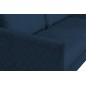 Canapé 3 places convertible en velours de luxe SANREMO, couchage quotidien, bleu foncé Canapé 3 places convertible en velours de luxe SANREMO, couchage quotidien, bleu foncé