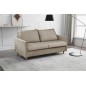 Canapé 3 places convertible en velours de luxe SANREMO, couchage quotidien, marron Canapé 3 places convertible en velours de luxe SANREMO, couchage quotidien, marron