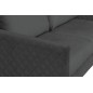 Canapé 3 places convertible en velours de luxe SANREMO, couchage quotidien, gris foncé Canapé 3 places convertible en velours de luxe SANREMO, couchage quotidien, gris foncé