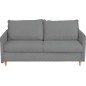 Canapé 3 places convertible en velours de luxe SANREMO, couchage quotidien, gris Canapé 3 places convertible en velours de luxe SANREMO, couchage quotidien, gris