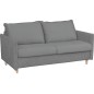 Canapé 3 places convertible en velours de luxe SANREMO, couchage quotidien, gris Canapé 3 places convertible en velours de luxe SANREMO, couchage quotidien, gris