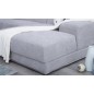 Canapé d'angle BRINDISI en tissu haut de gamme, 5 places, gris, angle droit Canapé d'angle BRINDISI en tissu haut de gamme, 5 places, gris, angle droit