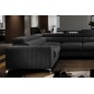 Canapé d'angle convertible, LOUCA VELOURS Luxe, 7/8 places, gris anthracite, accoudoir gauche (vu de face) Canapé d'angle convertible, LOUCA VELOURS Luxe, 7/8 places, gris anthracite, accoudoir gauche (vu de face)