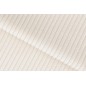 Canapé d'angle convertible ARMEL en velours cottelé luxe 5 places, couleur beige, avec coffre, angle droit (vu de face) Canapé d'angle convertible ARMEL en velours cottelé luxe 5 places, couleur beige, avec coffre, angle droit (vu de face)