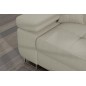 Canapé d'angle convertible ARMEL en velours cottelé luxe 5 places, couleur beige, avec coffre, angle droit (vu de face) Canapé d'angle convertible ARMEL en velours cottelé luxe 5 places, couleur beige, avec coffre, angle droit (vu de face)