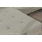 Canapé d'angle convertible - ARMEL en velours cottelé luxe 5 places, couleur beige, coffre, angle gauche (vu de face) Canapé d'angle convertible - ARMEL en velours cottelé luxe 5 places, couleur beige, coffre, angle gauche (vu de face)