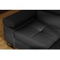 Canapé d'angle convertible en simili cuir 5 places, ANVERS SIMILI, noir, angle droit Canapé d'angle convertible en simili cuir 5 places, ANVERS SIMILI, noir, angle droit