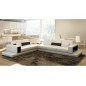 Canapé d'angle en cuir italien 6/7 places LOFT, blanc, angle gauche Canapé d'angle en cuir italien 6/7 places LOFT, blanc, angle gauche