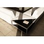 Canapé d'angle en cuir italien 6/7 places LOFT, blanc, angle gauche Canapé d'angle en cuir italien 6/7 places LOFT, blanc, angle gauche
