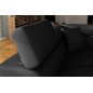Canapé d'angle convertible en simili cuir 5 places, ANVERS SIMILI, noir, angle gauche Canapé d'angle convertible en simili cuir 5 places, ANVERS SIMILI, noir, angle gauche