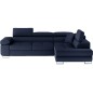 Canapé d'angle convertible en simili cuir 5 places, ANVERS SIMILI, bleu foncé, angle droit Canapé d'angle convertible en simili cuir 5 places, ANVERS SIMILI, bleu foncé, angle droit