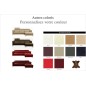 Canapé d'angle en cuir italien WILLIAM, couleur personnalisée, angle droit (vu de face), 4/5 places Canapé d'angle en cuir italien WILLIAM, couleur personnalisée, angle droit (vu de face), 4/5 places