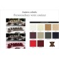 Canapé d'angle - en cuir italien 7 places SICILE, couleur personnalisée, angle gauche Canapé d'angle - en cuir italien 7 places SICILE, couleur personnalisée, angle gauche