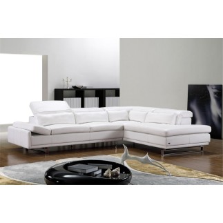 Canapé d'angle ITALIA en cuir haut de gamme italien vachette Vénésetti Cuir Prestige luxe Noir Angle à droit vu de face - Vénése