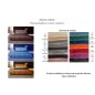 Lit design en velours de luxe BERELO, avec sommier à lattes couleur personnalisée, 160x200 Lit design en velours de luxe BERELO, avec sommier à lattes couleur personnalisée, 160x200