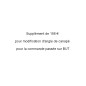Supplément de 198 € pour modification d'angle de canapé et livraison du nouveau canapé