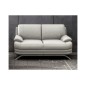 Canapé 2 places en cuir LUXE italien MARINI, gris clair Canapé 2 places en cuir LUXE italien MARINI, gris clair