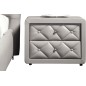 Ensemble de 2 chevets de belle qualité DORY, gris clair Ensemble de 2 chevets de belle qualité DORY, gris clair