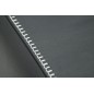 Un fauteuil 1 place en cuir italien buffle VEGA, gris foncé avec surpiqure gris clair Un fauteuil 1 place en cuir italien buffle VEGA, gris foncé avec surpiqure gris clair