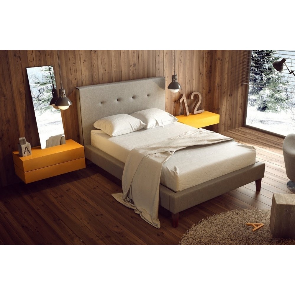 lit en tissu de qualité ARISTO, beige, 180x200 lit en tissu de qualité ARISTO, beige, 180x200