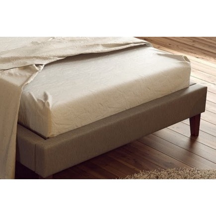 lit en tissu de qualité ARISTO, beige, 180x200