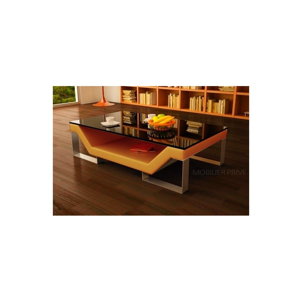 Table basse design PERLE, orange Table basse design PERLE, orange