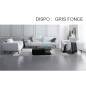 Ensemble canapé 3 places et 2 places et fauteuil en cuir italien vachette ALBERTO, couleur GRIS FONCE Ensemble canapé 3 places et 2 places et fauteuil en cuir italien vachette ALBERTO, couleur GRIS FONCE