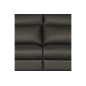 Canapé taille 2 places avec 2 relax en 100% tout cuir épais de luxe italien avec 2 relax électriques, PERINI, anthracite Canapé taille 2 places avec 2 relax en 100% tout cuir épais de luxe italien avec 2 relax électriques, PERINI, anthracite