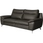 Canapé taille 2 places avec 2 relax en 100% tout cuir épais de luxe italien avec 2 relax électriques, PERINI, anthracite Canapé taille 2 places avec 2 relax en 100% tout cuir épais de luxe italien avec 2 relax électriques, PERINI, anthracite