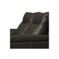 Canapé taille 2 places avec 2 relax en 100% tout cuir épais de luxe italien avec 2 relax électriques, PERINI, anthracite Canapé taille 2 places avec 2 relax en 100% tout cuir épais de luxe italien avec 2 relax électriques, PERINI, anthracite
